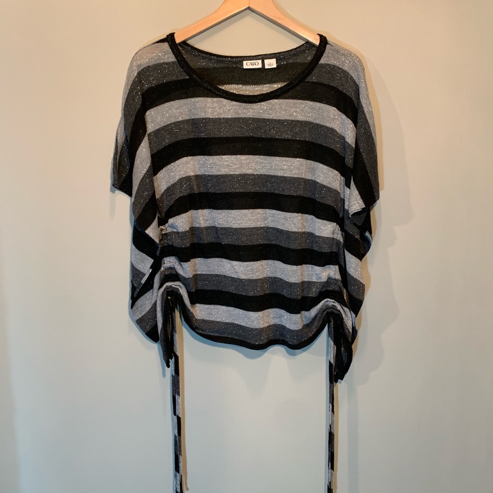 Cato Striped Sweater Top
